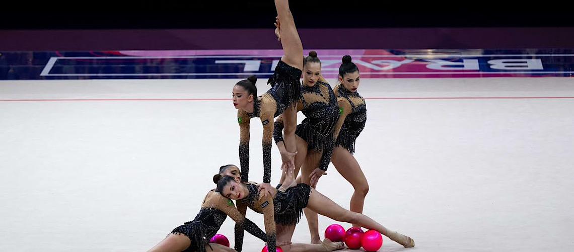 Brasil conquista seus dois primeiros ouros na história do Mundial de ginástica rítmica