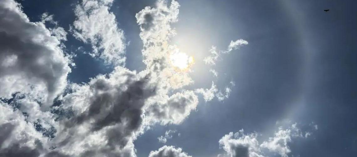 Beleza nos céus principalmente do Centro-Oeste, halo solar não é sinal de chuva, diz especialista