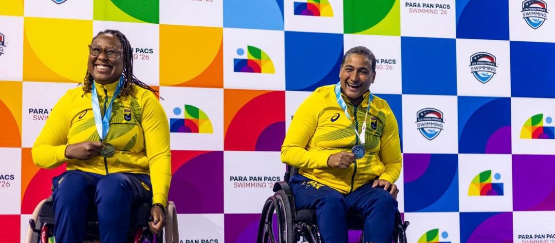 Parapan-Pacífico de natação: Brasil estreia com quatro medalhas e recorde das Américas