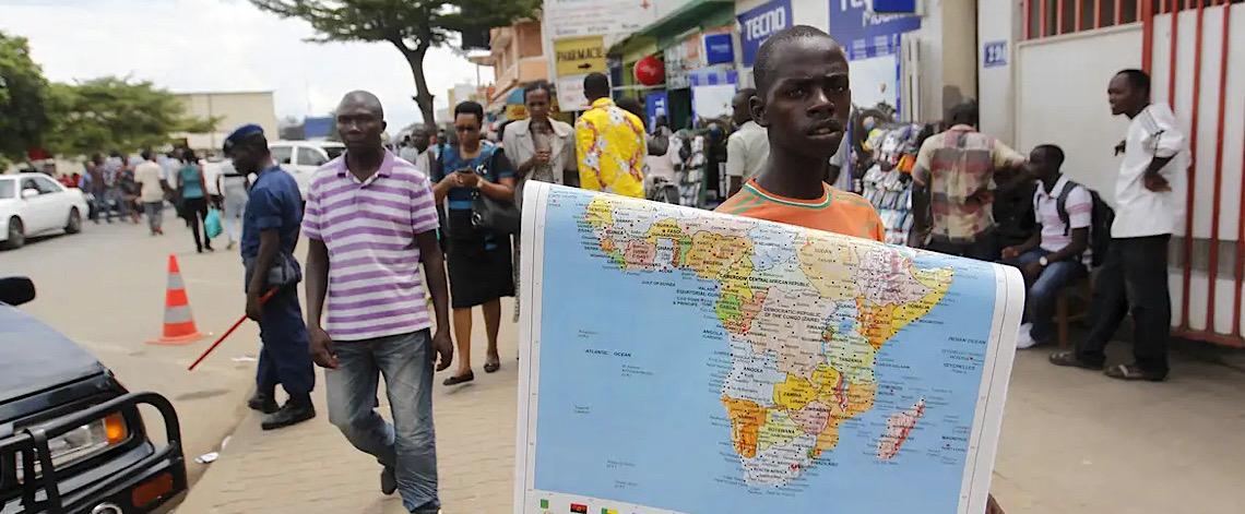 Novo mapa-múndi corrige tamanho da África, América do Sul e Ásia 