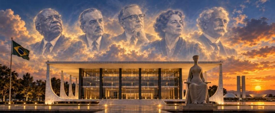 Os espíritos ainda guardam a casa do Supremo Tribunal Federal