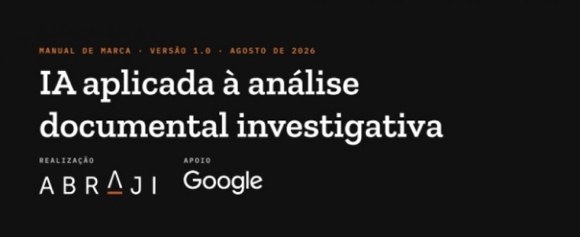 Abraji abre inscrições para o curso gratuito 'IA aplicada à análise documental investigativa'