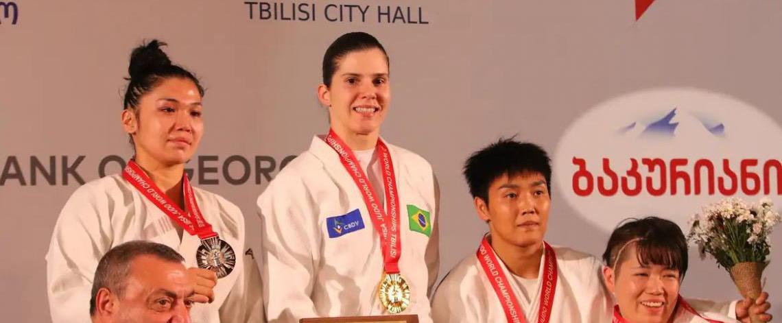 Brasil conquista três ouros no Mundial Paralímpico de Judô, em Tbilisi, na Geórgia