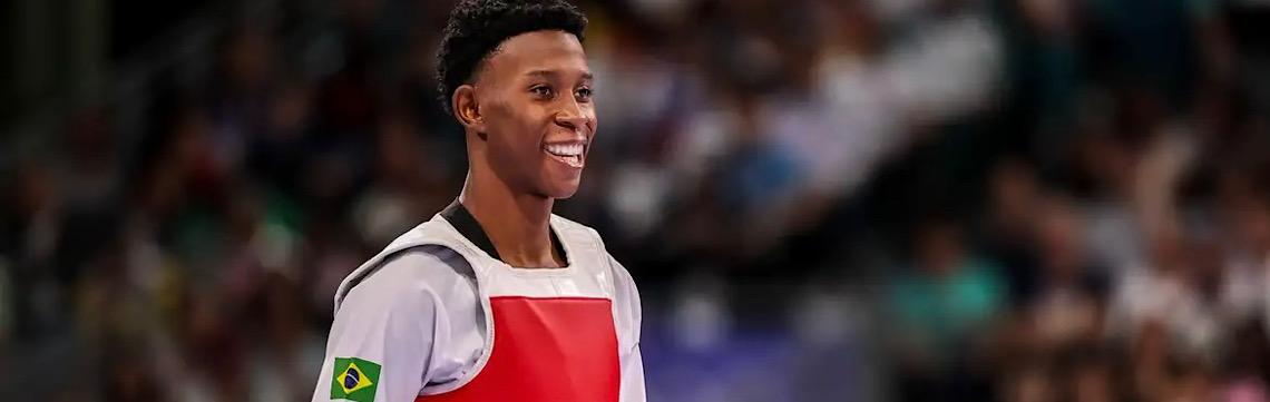 Henrique Marques leva ouro, o 2º do Brasil em Grand Prix de taekwond 